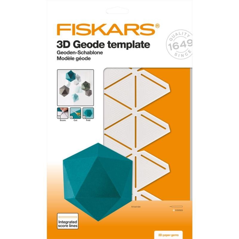 Levně Fiskars 3D šablona - geoda