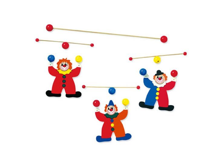 Levně BINO Závěsný kolotoč - žongléři