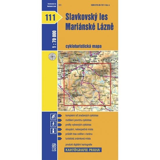 Levně 1: 70T(111)-Slavkovský les,Mariánské Lázně (cyklomapa)