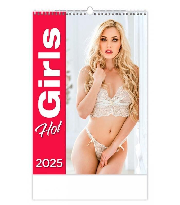 Kalendář nástěnný 2025 - Hot Girls