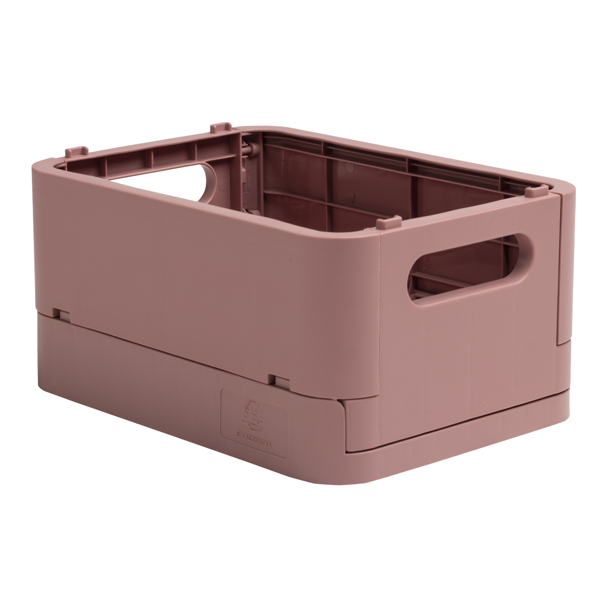 Levně Exacompta Smart case - skládací úložný box, recyklovaný PP, MINI, strarorůžový