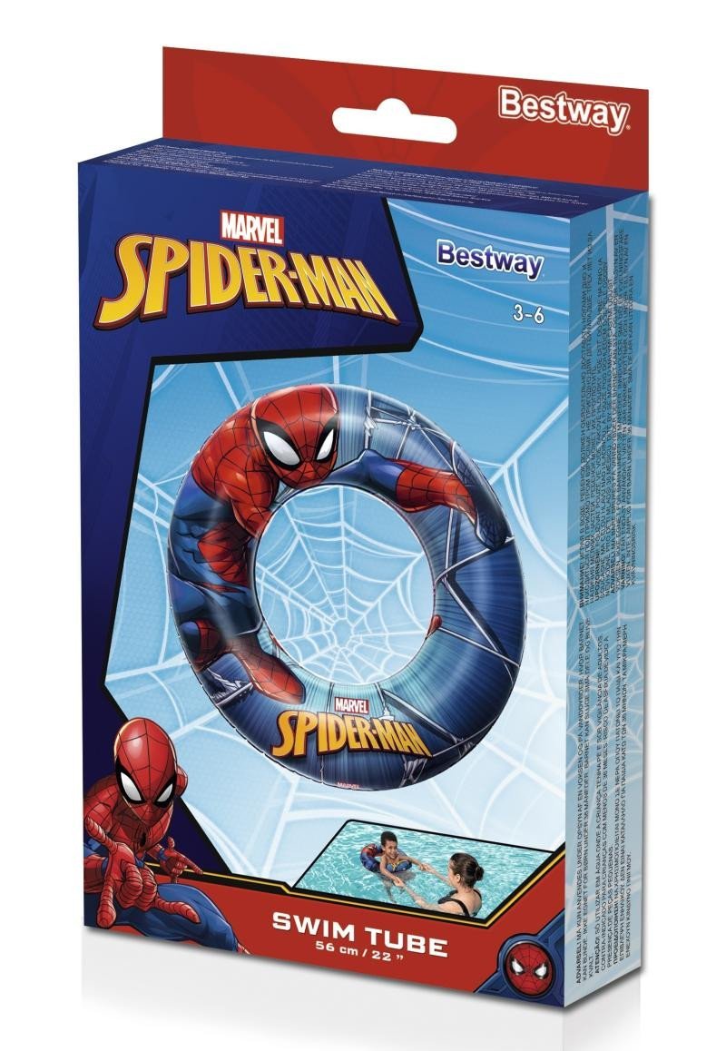 Levně Nafukovací kruh Spider-Man 51 cm - Alltoys Bestway