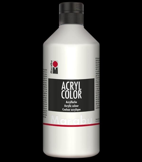 Levně Marabu Acryl Color akrylová barva - bílá 500 ml
