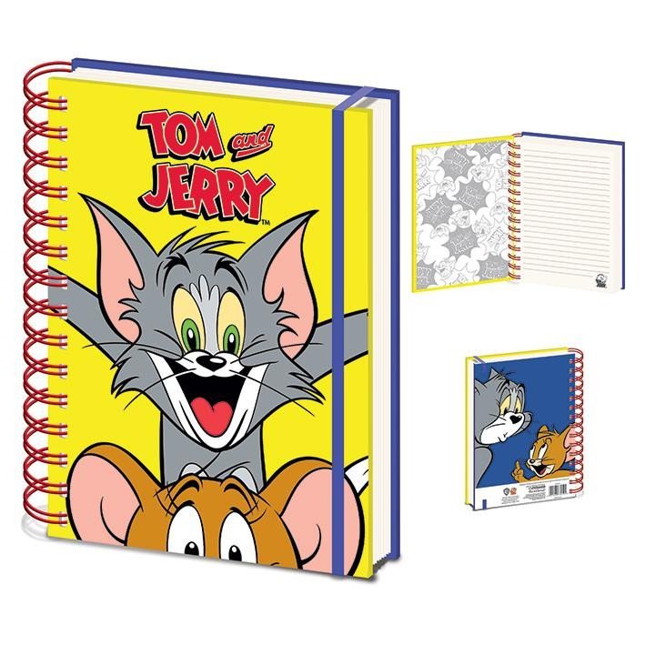 Levně Blok A5 kroužkový - Tom a Jerry - EPEE