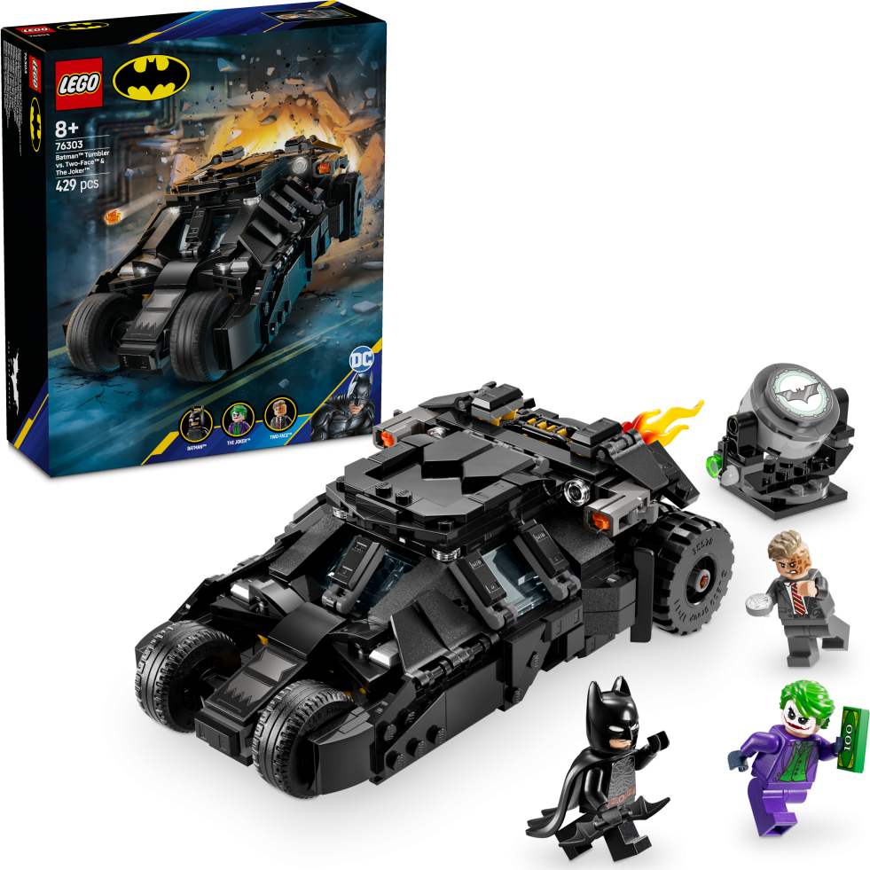 Levně LEGO® DC Batman™ 76303 Batman™ Tumbler vs. Two-Face™ a Joker™ - LEGO® DC Comics Super Heroes