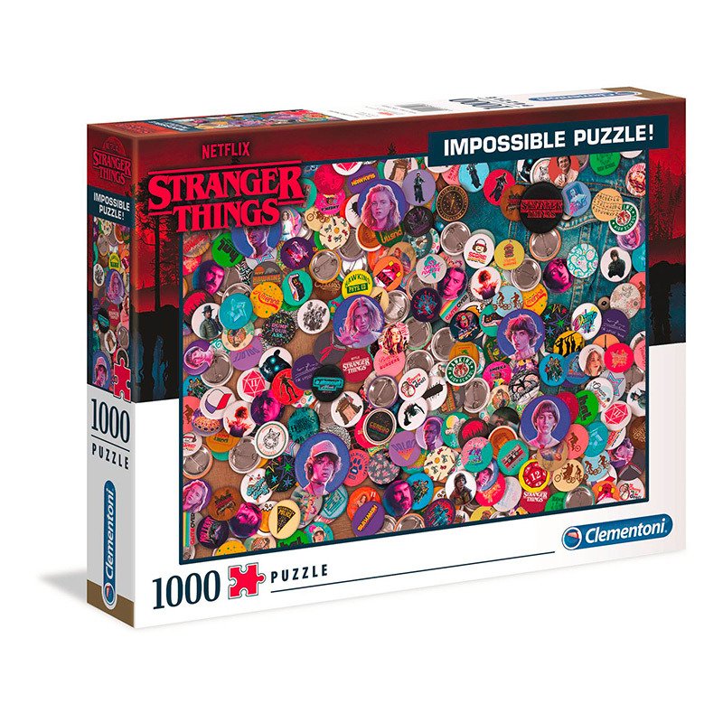 Clementoni Puzzle Impossible - Stranger things, 1000 dílků - Clementoni