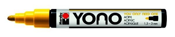 Levně Marabu YONO akrylový popisovač 1,5-3 mm - žlutý