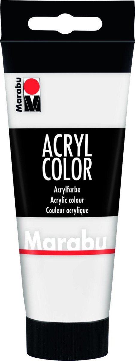 Levně Marabu Acryl Color akrylová barva - bílá 100 ml