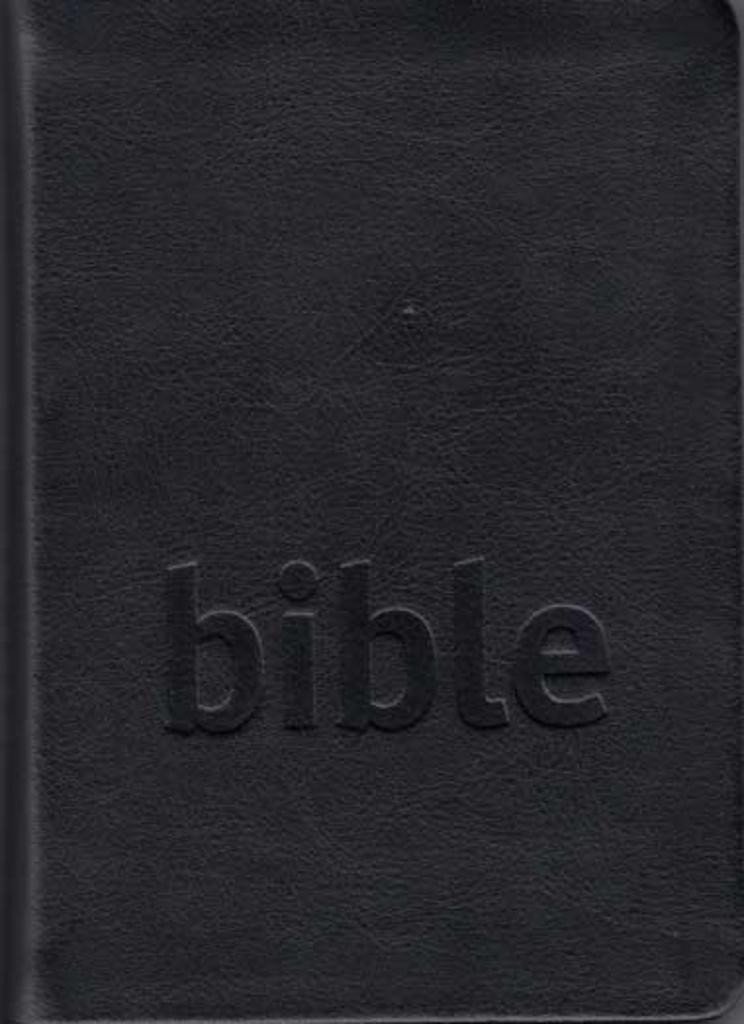 Levně Bible (černá kůže)