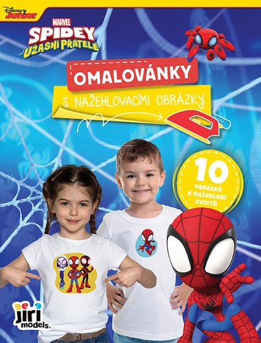 Levně Omalovánky s nažehlovacími obrázky Spidey