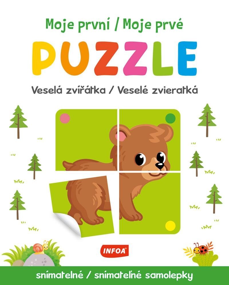 Levně Moje první puzzle - Veselá zvířátka / Moje prvé puzzle - Veselé zvieratká