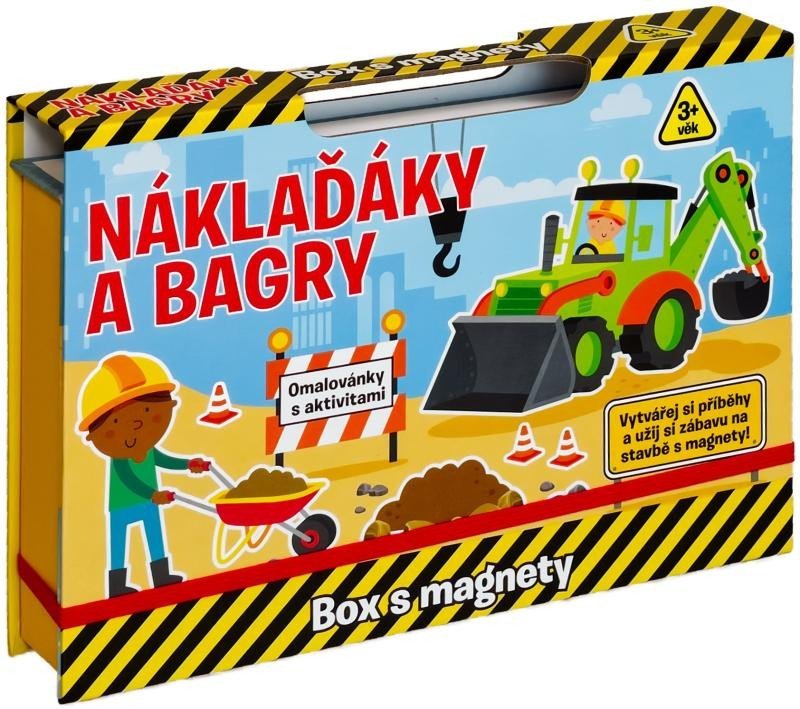 Levně Náklaďáky a bagry - Box s magnety