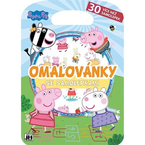 Levně Peppa Pig - Omalovánky se samolepkami