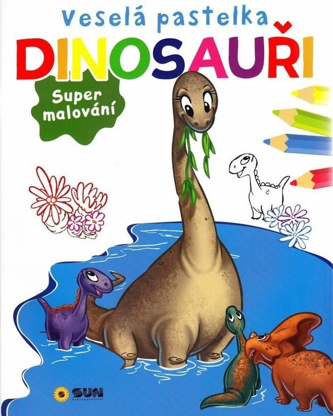 Levně Veselá pastelka Dinosauři