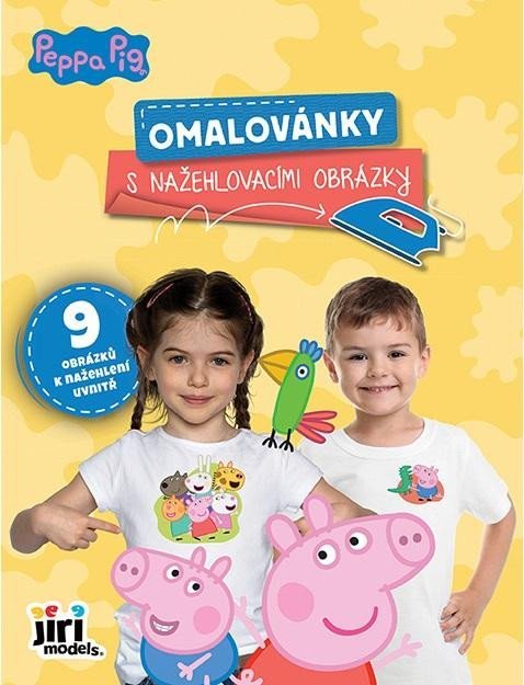 Levně Omalovánky s nažehlovacími obrázky Prasátko Peppa