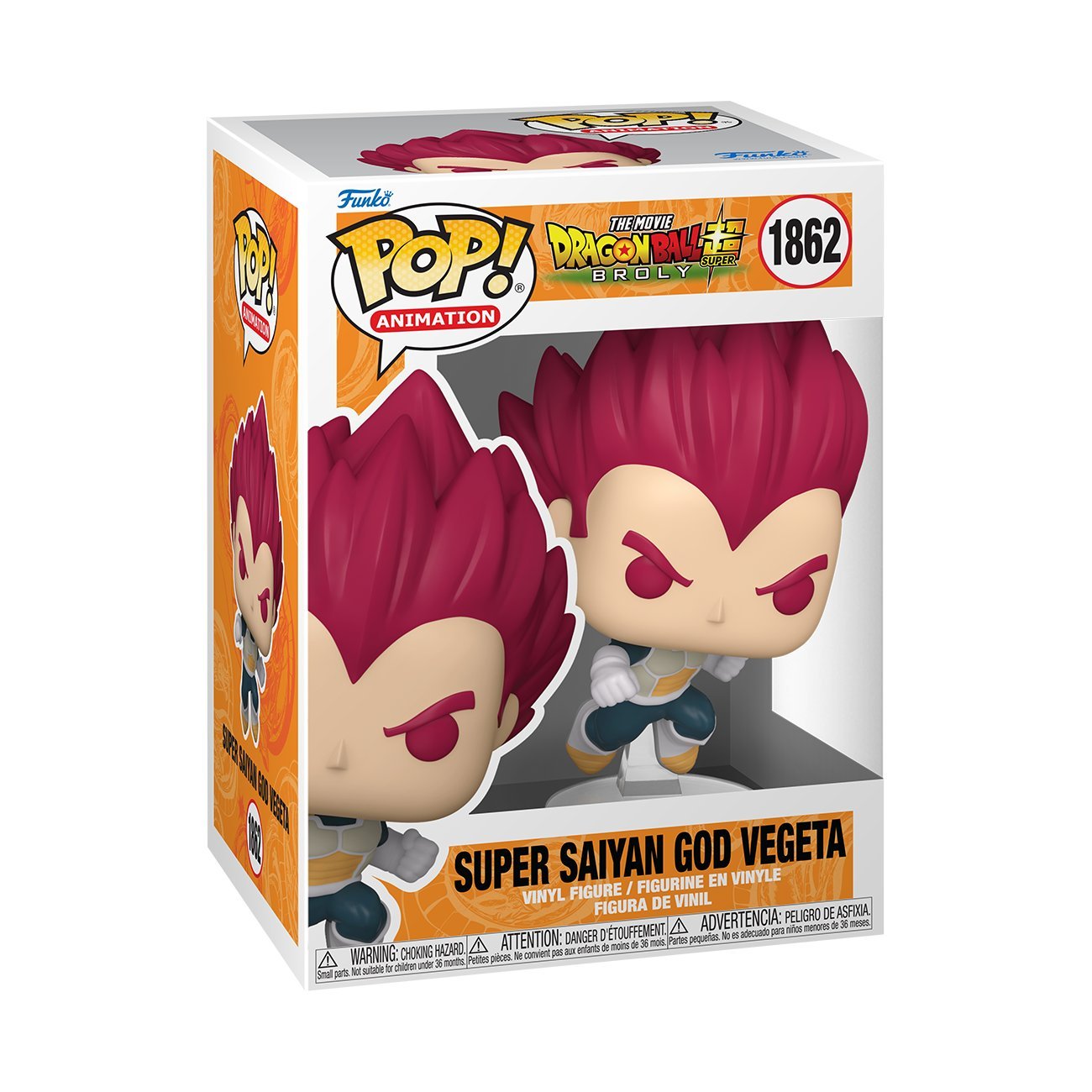 Product detail of Funko POP Animation: Dragon Ball Super: Broly - Super Saiyan God Vegeta #1862