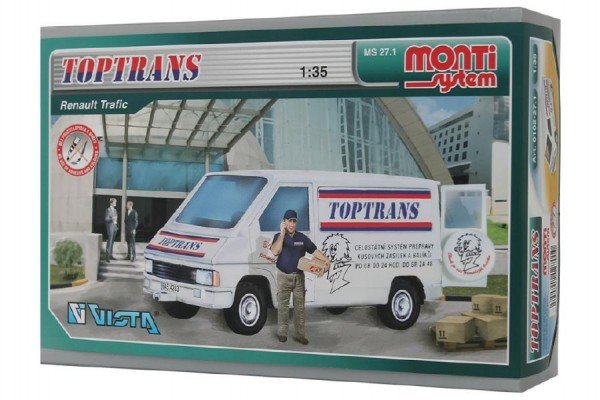 Levně Stavebnice Monti System MS 27.1 Toptrans Trafic 1:35 v krabici 22x15x6cm