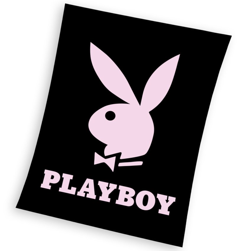 Levně Deka Playboy Black 150x200 cm