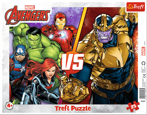 Levně Puzzle Nepřemožitelný tým Avengers 25 dílků