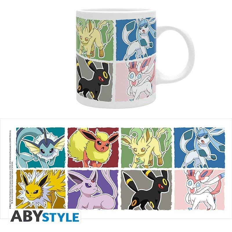 Levně Pokémon Hrnek keramický 320 ml - Evoluce Eevee