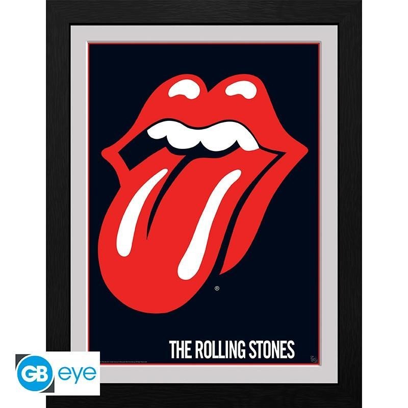 Levně Rolling Stones Zarámovaný plakát -Rty