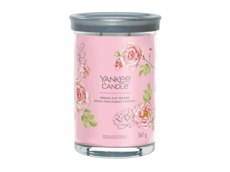 Levně YANKEE CANDLE Fresh Cut Roses svíčka 567g / 2 knoty (Signature tumbler velký)