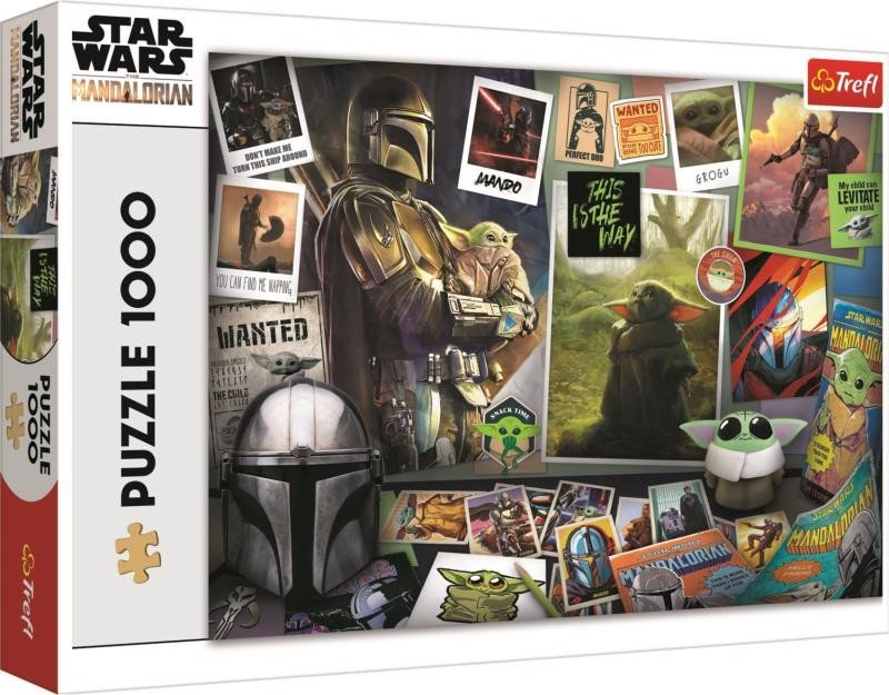 Levně Puzzle The Mandalorian: Grogu 1000 dílků