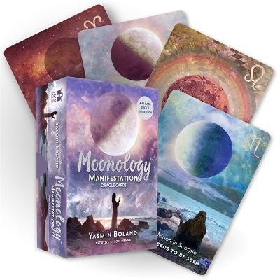 Levně Moonology (TM) Manifestation Oracle: A 48-Card Moon Astrology Oracle Deck and Guidebook - Yasmin Boland