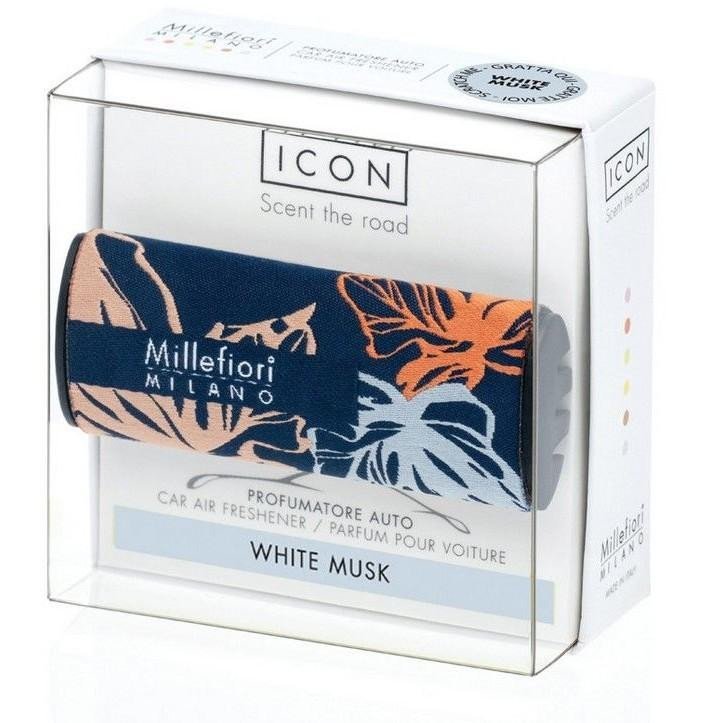 Levně Millefiori Milano Icon White Musk / vůně do auta Textil Floral