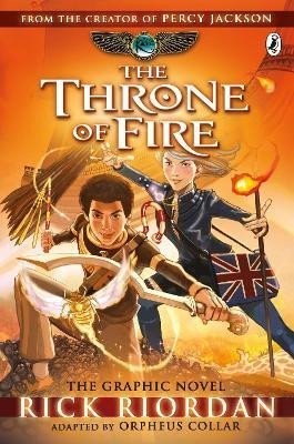 Levně The Throne of Fire: The Graphic Novel (The Kane Chronicles Book 2) - Rick Riordan