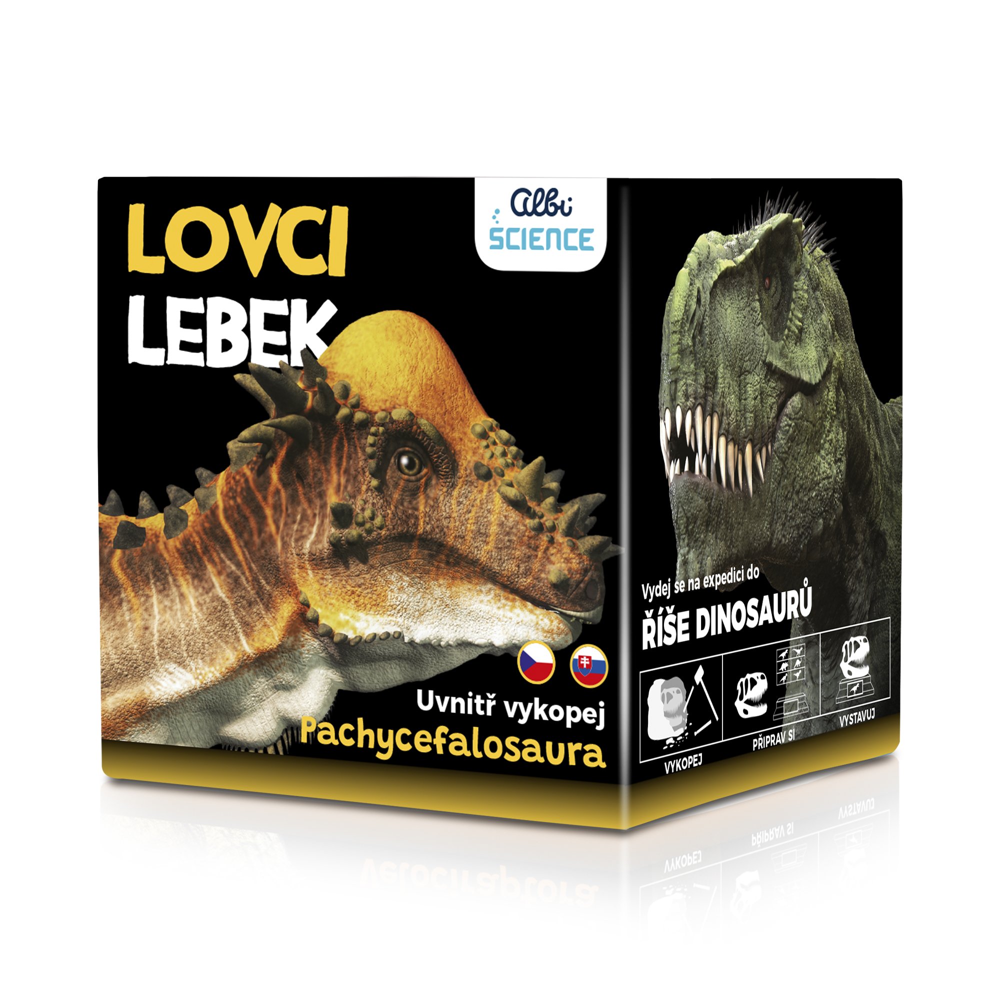 Levně Lovci lebek - Pachycephalosaurus - Albi