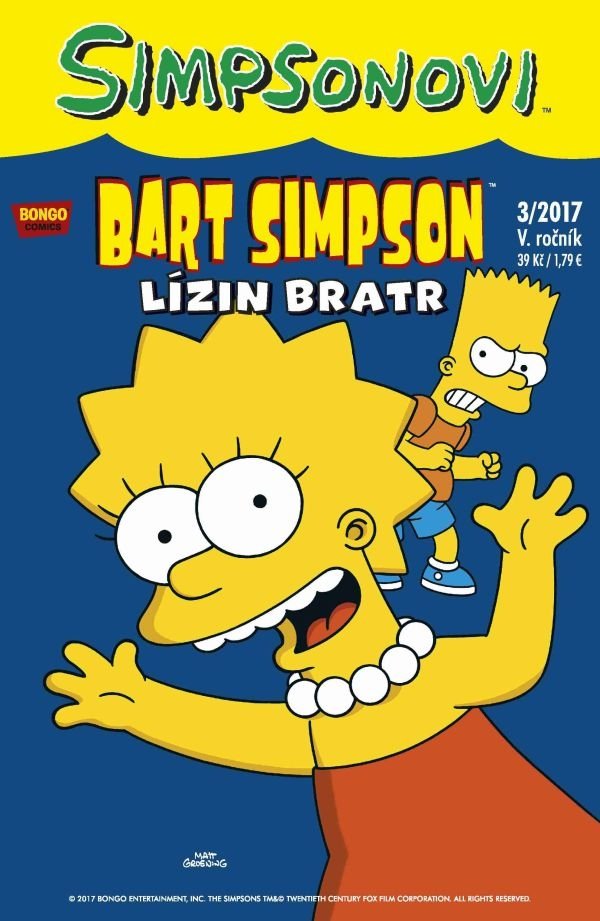 Levně Simpsonovi - Bart Simpson 03/2017 - Lízin bratr - Matthew Abram Groening