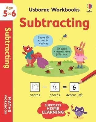 Levně Usborne Workbooks Subtracting 5-6 - Holly Bathie