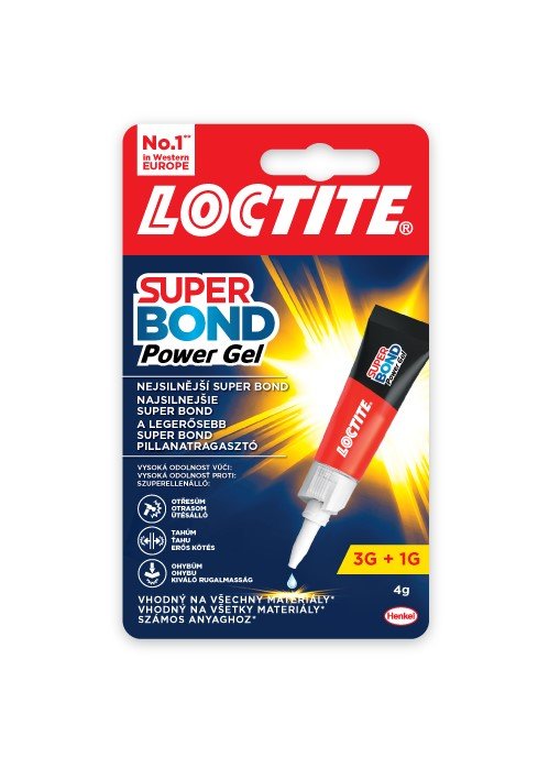 Henkel Loctite - Super Bond Power Gel, 3 + 1 g