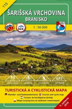 Levně Šarišská vrchovina Branisko 1:50 000