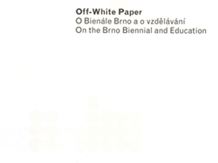 Levně OFF-White Paper - Sulki Choi
