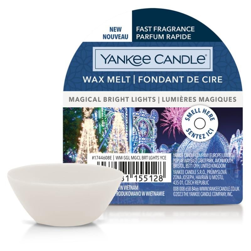 Levně YANKEE CANDLE Magical Bright Lights vonný vosk 22g