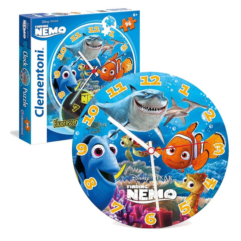Levně Puzzle CLOCK 96,Nemo