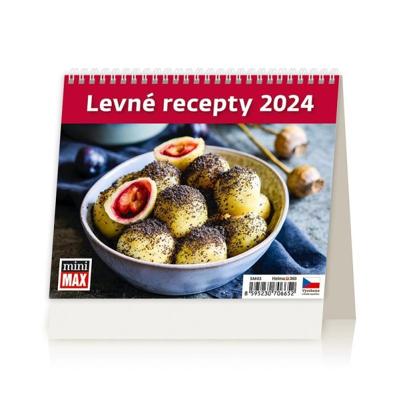 Levně Kalendář stolní 2024 - MiniMax Levné recepty