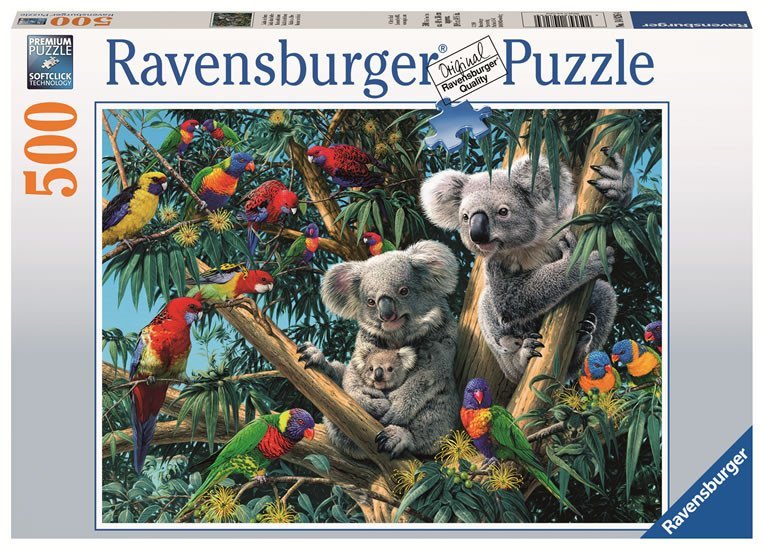 Levně Puzzle Koaly na stromě 500 dílků