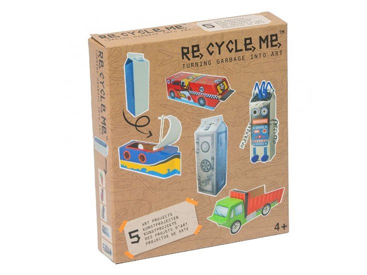 Levně Re-cycle-me set pro kluky - Karton od mléka