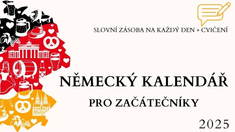 Levně Německý měsíční kalendář 2025 začátečník