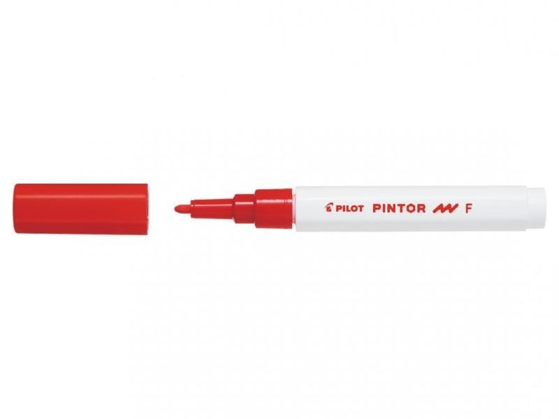 Levně PILOT Pintor Fine akrylový popisovač 0,9-1,5mm - červený