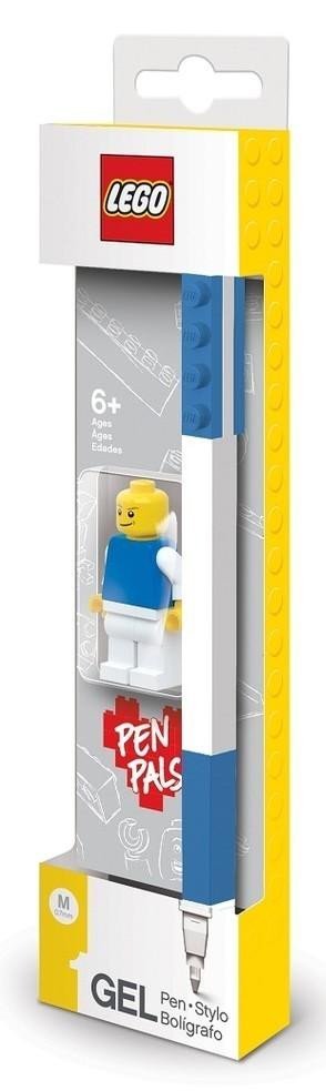 Levně LEGO Gelové pero s minifigurkou - modré