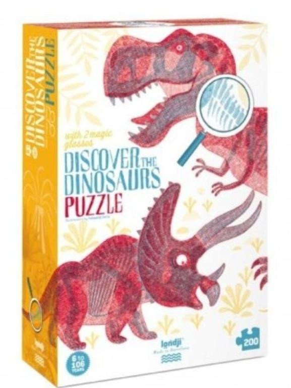 Product detail of LONDJI Velké puzzle Svět dinosaurů - 200 pcs
