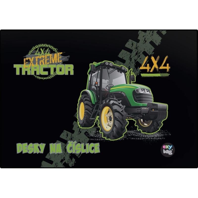 Levně Oxy Desky na číslice - Traktor