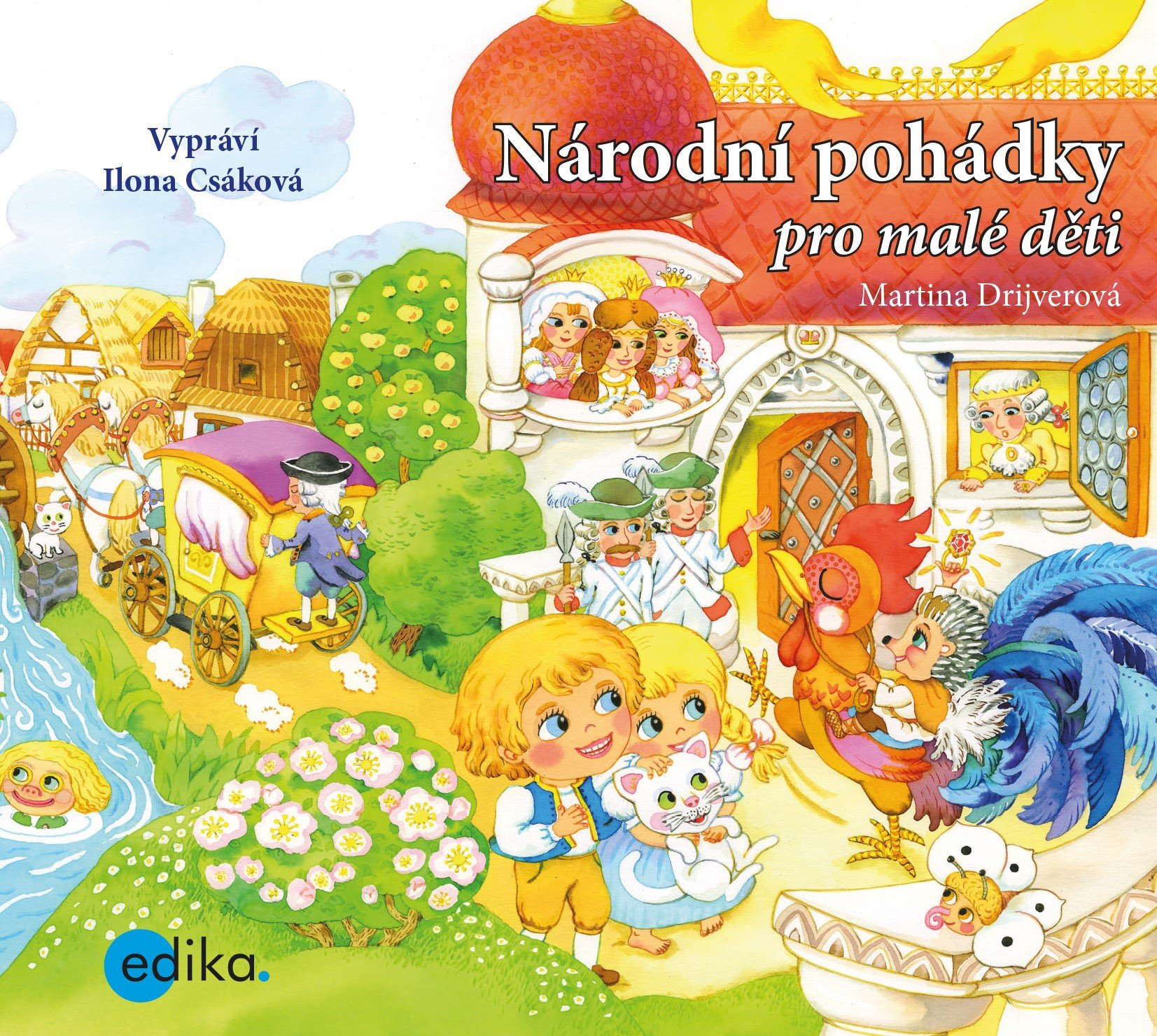 Národní pohádky pro malé děti (audiokniha pro děti) - Martina Drijverová