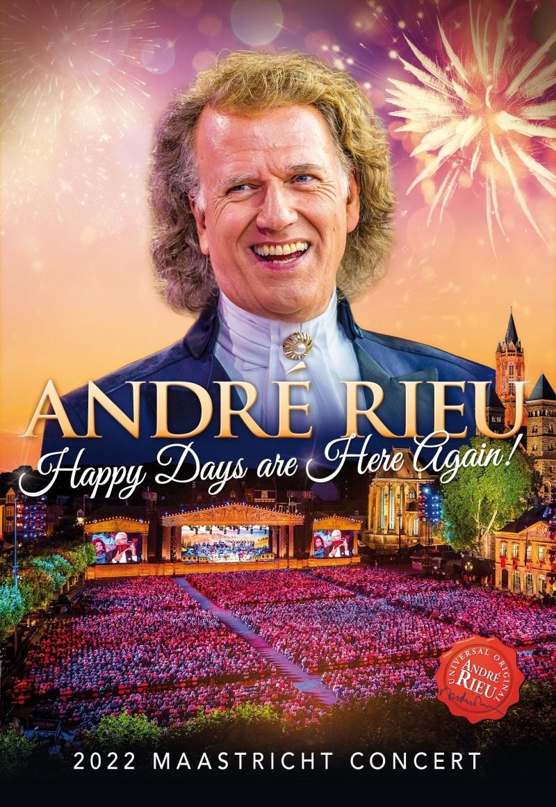Andre Rieu: Happy Days Are Here Again DVD - Andre Rieu