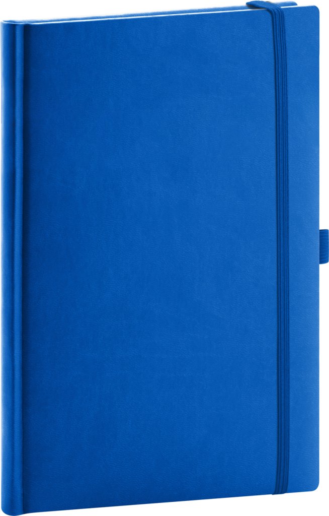 Levně Notes Aprint - modrý, tečkovaný, 15 × 21 cm