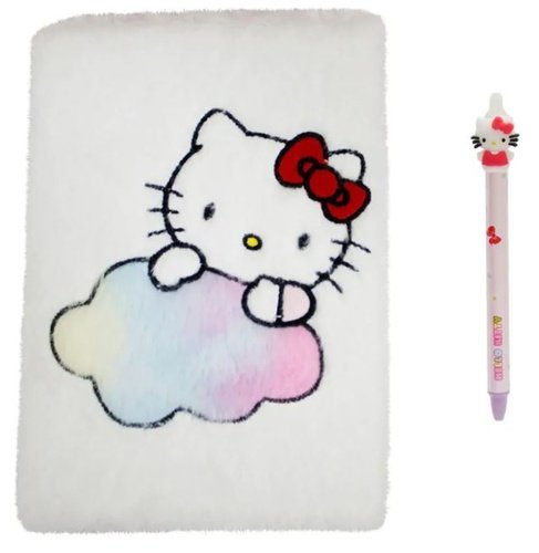 Levně Hello Kitty set zápisníku a propisky Sanrio